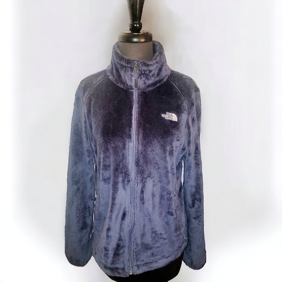 The North Face jacket fleece deep purple woman's size medium - Picture 2 of 11